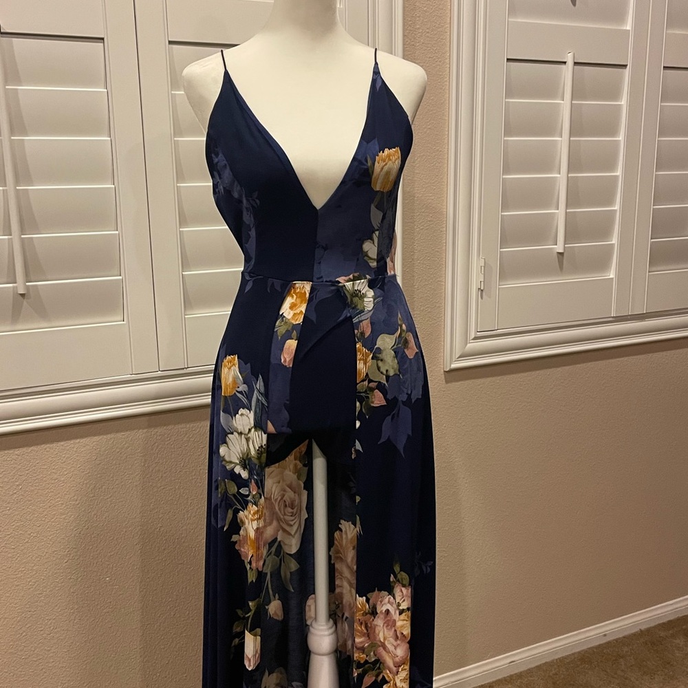 Maxi-ish romper. Beautiful floral print.